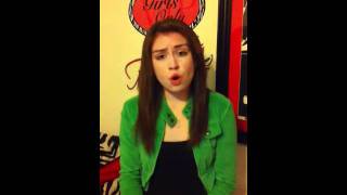 A clip of Brittany Renee singing reflections :)