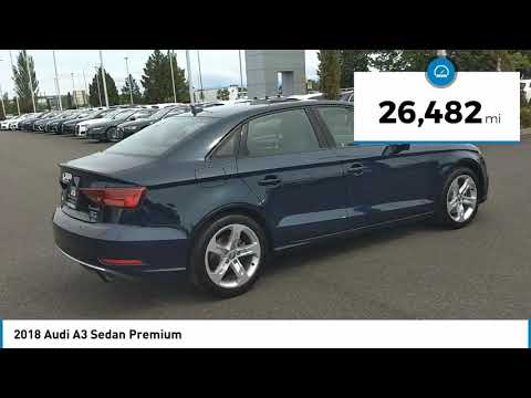 2018 Audi A3 Sedan AP4134A