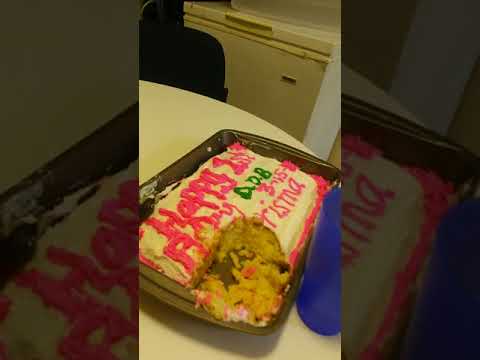 Charisma's first Birthday Cake that Daddy made her
