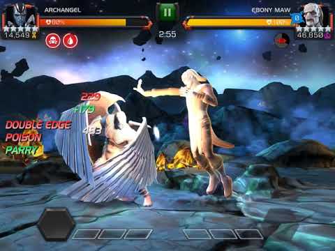 EBONY MAW 2nd mini boss aq map6 destroyed with AA in less then 24 hits MCOC