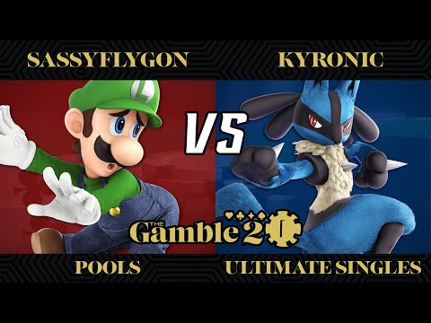 The Gamble 2 Pools - SassyFlygon (Luigi) vs. Kyronic (Lucario) - SSBU
