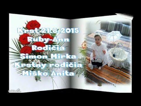 Krst Ruby Ann 21 8 2015 dvd 1  Vtačkovce Gipsy Kajkoš
