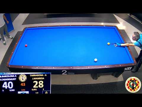 LLIGA 3 B 1ª DIVISIO  GRUPO "B" C.B TARRAGONA (J.MANRESA) ) VS C.B. BARCELONA (M. CASADEMUNT)