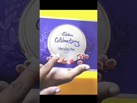 Unboxing Cadbury Dairy Milk Celebrations Rich Dry Fruits Collection😍| #shorts #cadbury #celebrations