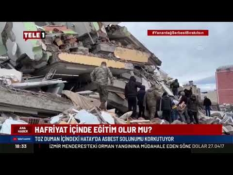 Hatay`da gerçekleştirdiğimiz sessiz yürüyüşün ardından kamuoyuna açıkladığımız Deprem Raporumuz Tele1 Tv Ana Haberde yayınlandı.18/09/2023 | EĞİTİM İŞ