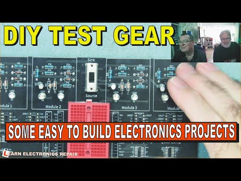 DIY Projects : Universal OP Amp Tester & Audio Sweep Generator Updated : Ready To Build Now