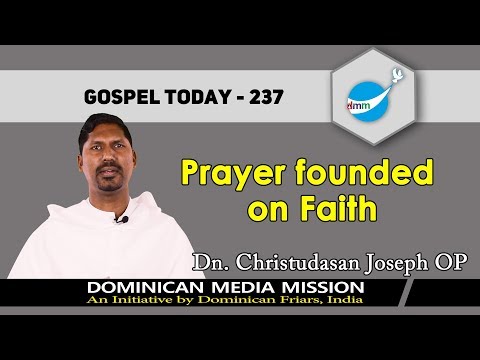 2018 05 21 Reflection 237 (Dn. Christudasan Joseph OP on Mk 9: 14-29)