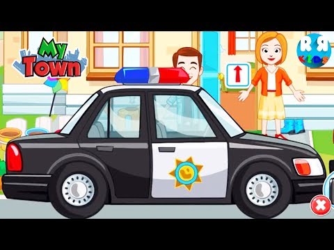 My Town and Friends goes to Police Station - YouTube