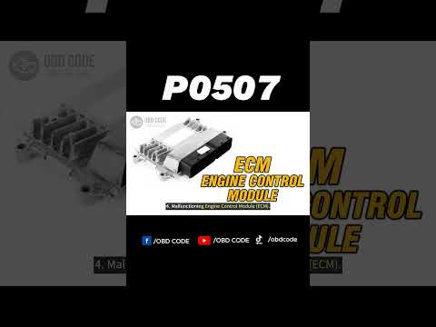 P0507 Idle Control System RPM Higher Than Expected  #automobile #faultcode #mechanic #obd2 #p0507