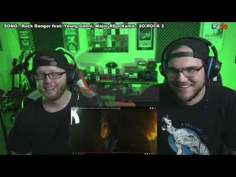 Live Stream Reactions! - Rock Danger feat: Young Ganni, Major RD e Xamã - SÓ ROCK 2