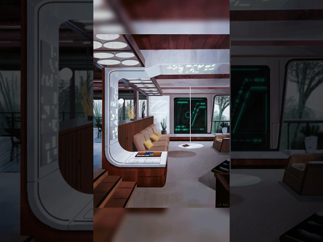 Vídeo relacionado con Mural de pared de tamaño personalizado, naves espaciales futuristas, hangar, luces de ciudad de neón, paisaje de ciencia ficción, autoadhesivo, papel tapiz extraíble para decoración del hogar y la