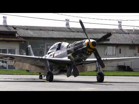 FHC Engine Runs - B-25J Mitchell "Buster" & P-51D Mustang "Upupa Epops"