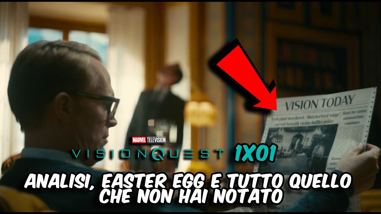VISIONQUEST  1x01 ANALISI EASTER EGG e TUTTO QUELLO CHE NON HAI NOTATO