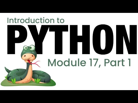 Python Module 17 Part 1