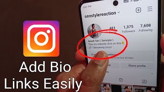 How To Add Links To Instagram Bio 2024 || Instagram Bio Me Link Kaise Dale ( Working 100% )
