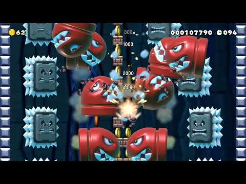 [初心者向け]誰でも楽しめる■◇超爽快◇■/スピードラン by さねにゃん。。 🍄 Super Mario Maker 2 ✹Switch✹ #bia