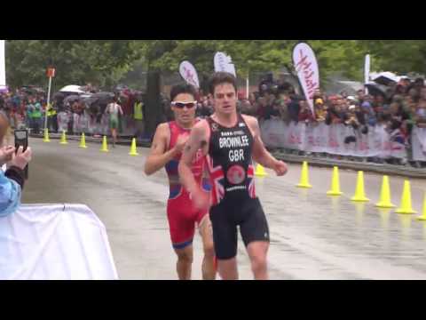 2013 ITU London Grand Final Elite Men Sprint   Javier Gomez & Jonathan Brownlee
