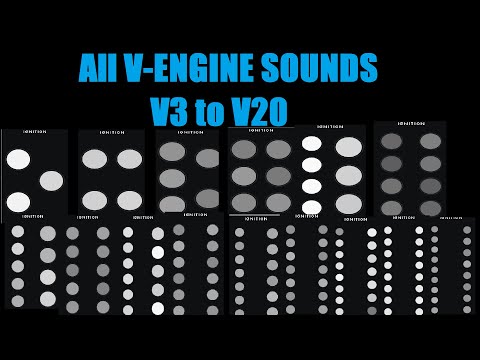 V3 to V20 Engine Sounds - Engine Simulator