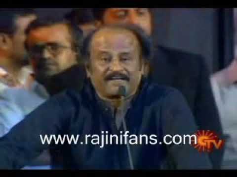 Watch Superstar Rajinikanth Speech at Poi Movie Audio Launch Function (2006) - Rajinifans.com