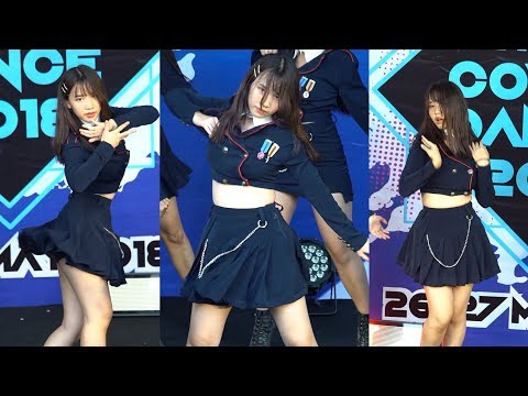 180526 Popcorn cover WJSN (Miyu as Seola) - 비밀이야 & Catch Me & 꿈꾸는 마음으로(Dreams Come True) @ JK Street