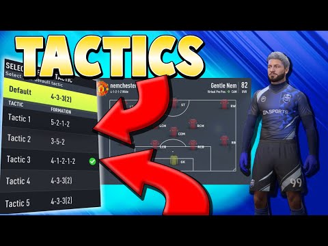 FIFA 22 BEST CUSTOM TACTICS - Pro Clubs