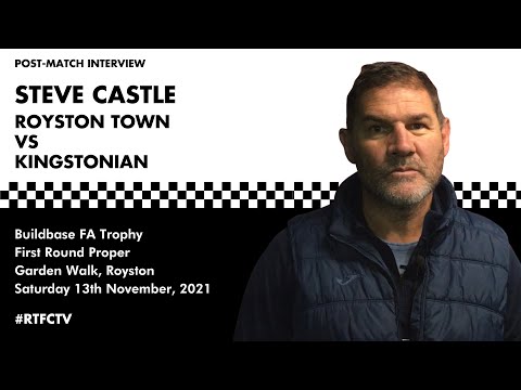 POST-MATCH INTERVIEW - STEVE CASTLE - KINGSTONIAN (FA TROPHY)