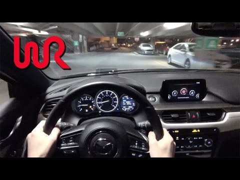 2017 Mazda6 Grand Touring - POV Night Drive (Binaural Audio)