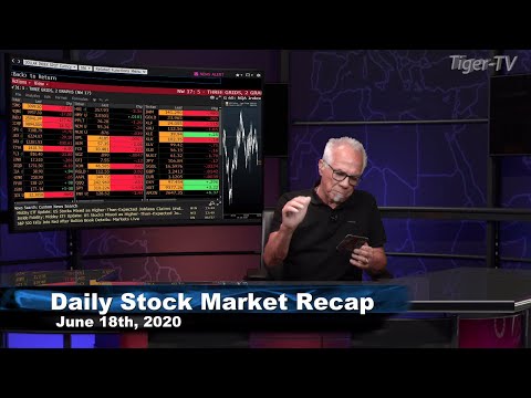 June 18th, Daily Stock Market Recap with Tom O'Brien - 2020