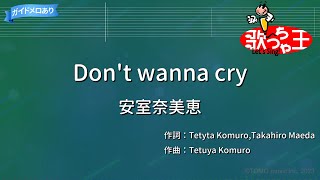 【カラオケ】Don&#39;t wanna cry / 安室奈美恵