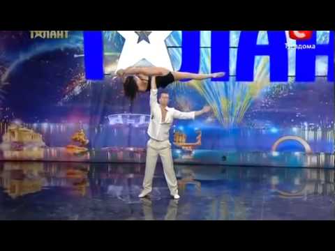 Ukraine's Got Talent AMAZING DANCE ! Duo Flame   Je t'aime  Lara Fabian