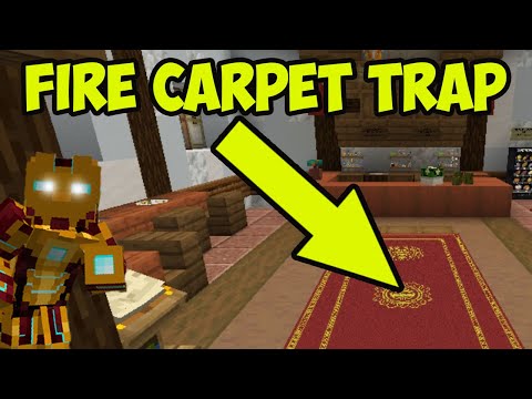 Udisen - Minecraft 1.20.2 How To Trap Your Friend (EP 01) (EASY , MODERN) | Minecraft FIRE Carpet Trap