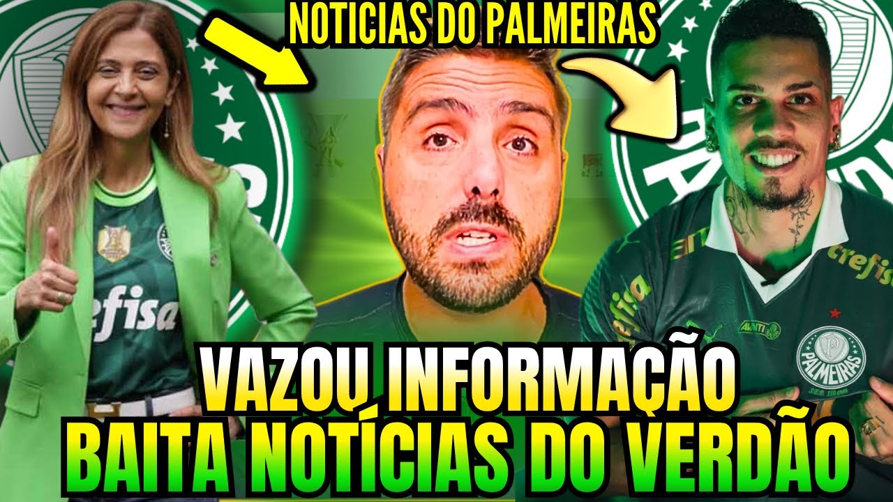 EXCLUSIVO🚨VOLTA DE PAULINHO PRÓXIMA | CAMISA MILIONÁRIA | NOTÍCIAS DO VERDÃO NESTA TERÇA-FEIRA