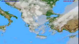 Cloud forecast Greece // modelrun: 00h UTC 2020-05-26