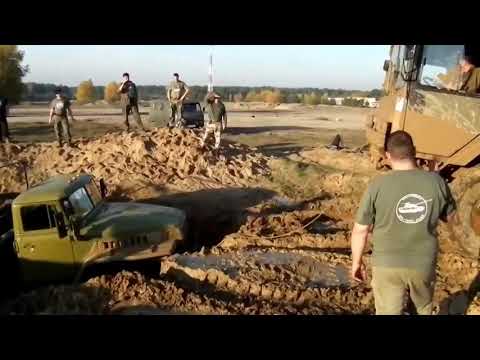 URAL 375D STUCK IN MUD