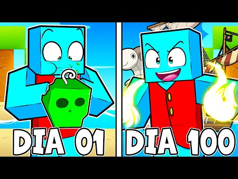 I SURVIVED 100 DAYS in ONE PIECE!