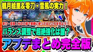 【俺アラ】アプデまとめ完全版！光属性バスター観月絵里&新SSR零刀・雪風！バランス調整などアプデ後の環境を一挙解説！光の工房での実戦もあり！！！【俺だけレベルアップな件・ARISE・公認クリエイター】