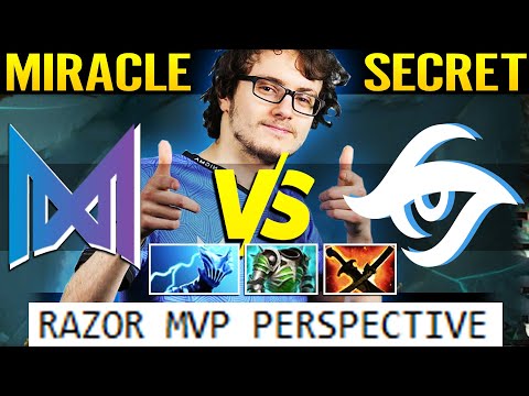 🔥 NIGMA Miracle MVP Perspective vs SECRET - Razor 100% Unexpected Hero MID  - WEPLAY ANIMAJOR DOTA 2