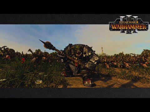 HIGH ELVES VS GREENSKINS HORDE - MASSIVE WARHAMMER III CINEMATIC BATTLE