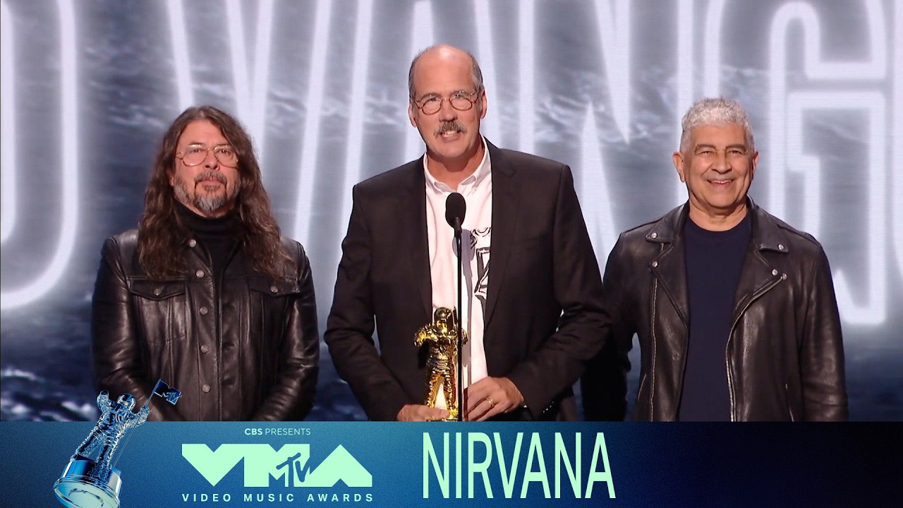 Nirvana Receives the VMA Video Vanguard Award | 2026 VMAs - YouTube
