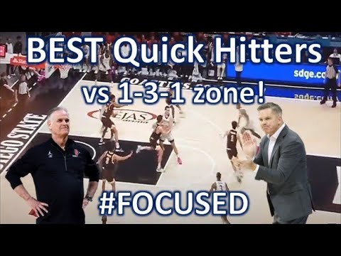 #FOCUSED: BEST Quick Hitters against a 1-3-1 Zone!