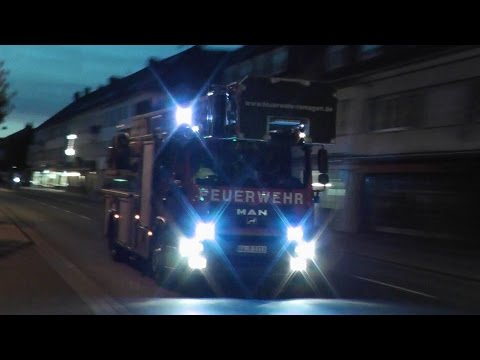 DLK 23/12 FF Remagen + NEUER JF MTW FF Bad Breisig (Mit komischer Einsatzfahrt) (HD)