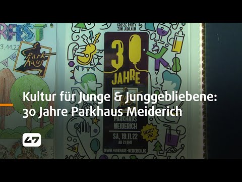STUDIO 47 .live | KULTUR FÜR JUNGE & JUNGGEBLIEBENE: 30 JAHRE PARKHAUS MEIDERICH