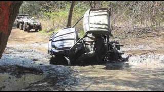 preview picture of video 'Hatfield McCoy 2009 - Teryx, Rhino, RZR S, GoPro, Wagon Wheel WV, Crash'