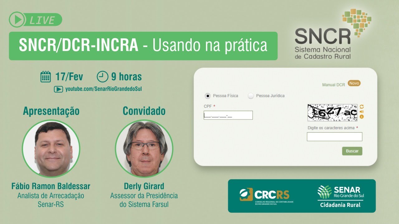 SNCR/DCR-INCRA Usando na prática