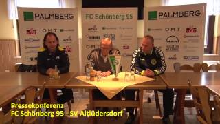 preview picture of video 'Pressekonferenz FC Schönberg 95 - SV Altlüdersdorf'
