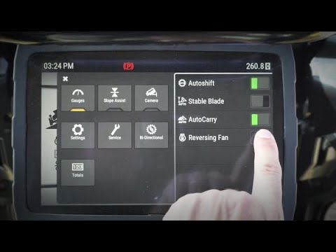 Cat® Next Gen Dozer Monitor: Reversing Fan