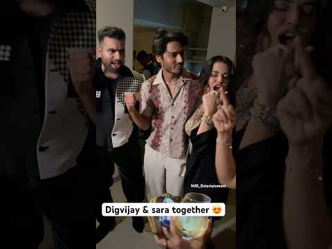 Digvijay & sara😍 #digvijaysingh #digvijaysinghrathee #himachalpradesh #manali #karanveermehra #bb