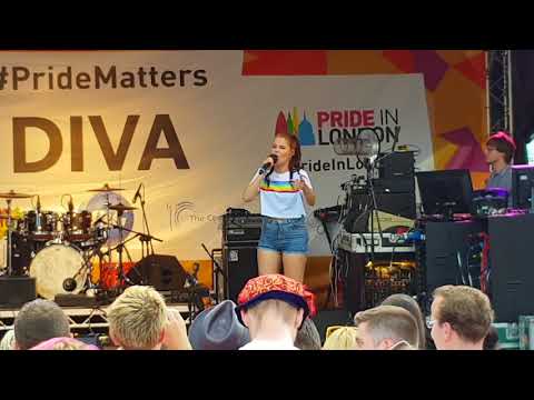 Saara Aalto "Dance Like Nobody's Watching" at London Pride 2018