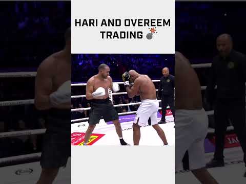 Hari and Overeem trading 💣 in their trilogy fight!
