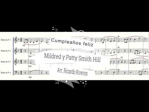 Cumpleaños feliz, comp. Mildred y Patty Smith Hill (arr. Ricardo Riveros)